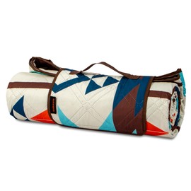 喜马拉雅 ???? Outdoor Waterproof Blanket 78" x 59" Peached Fabric Picnic Mat Folding Outside Blankets for Camping Beach Party Park Outdoor Large Picnic Blankets Picnic Supplies