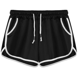 ショートパンツ レディース 【軽い着心地・透けない・圧倒的な脚長効果】 夏 部屋着 短パン 美シルエット 美脚 柔らかい 脚長 細見え 通気性・吸汗・速乾 ポケット付き スポーツ ヨガ ランニング 3分丈 (JP, アルファベット, XL, ブラック)