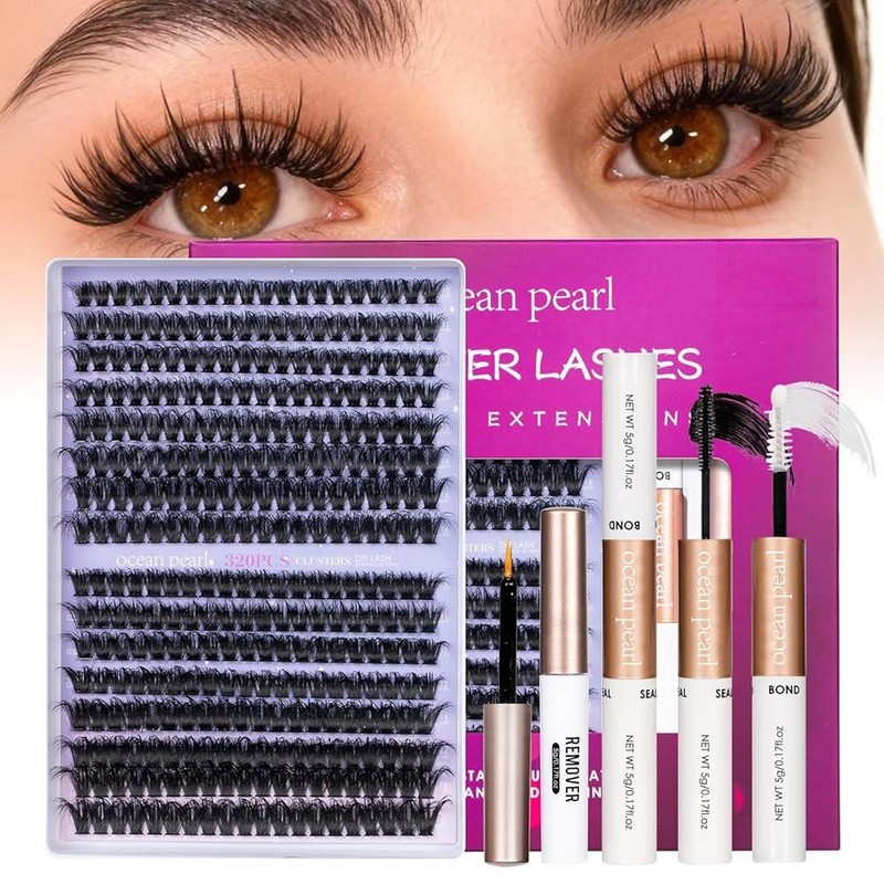 Ocean Pearl 오션 펄 래쉬 클러스터 320pcs 3D 두꺼운 키트