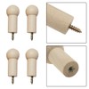 通用 16 Pcs Wall Hooks Rack Wall-Mount Wooden Coat Hooks