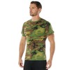 Rothco T-Shirt/Woodland Camo, Large