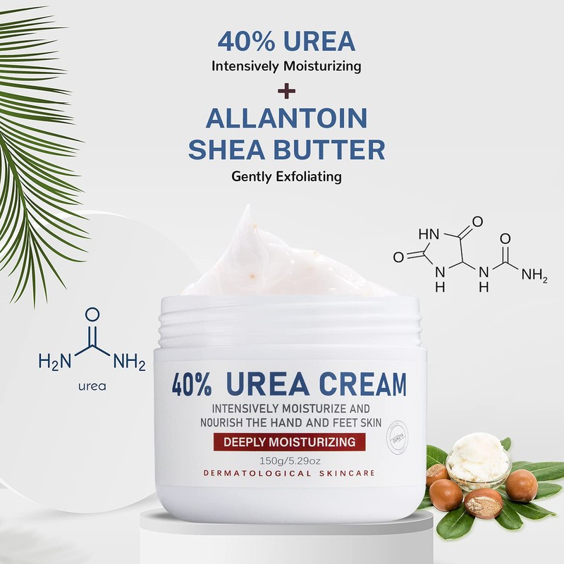 OUKEYA Urea Cream 40 Percent Urea Foot Cream for Dry