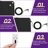 SATUY 2 Pcs 15Ft Black Grounding Cords | Universal Replacement