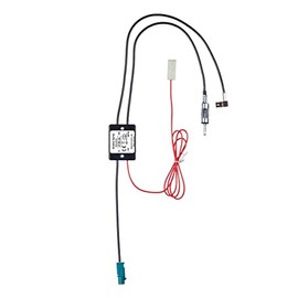 ATTB 4726.04 Soft (FM, DAB, DAB+), Antenna Technology Bad Blankenburg, Radio Distributor for Vehicle and House Indoor Use, DAB Soft, DAB+ Antenna Receptor, Connectors: SMB (f), FAKRA(m) Z, DIN