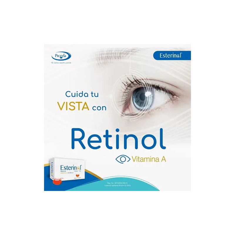 Suplemento Cápsulas Progela Retinol