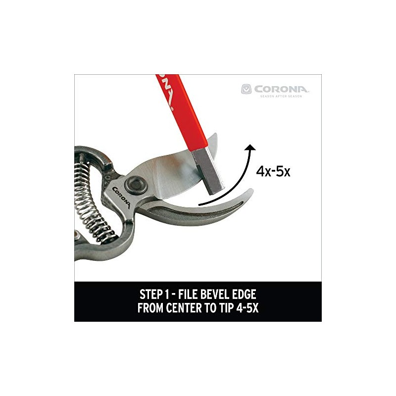 Corona Tools Handheld Garden Tool Sharpener– Blade Sharpener for Pruning