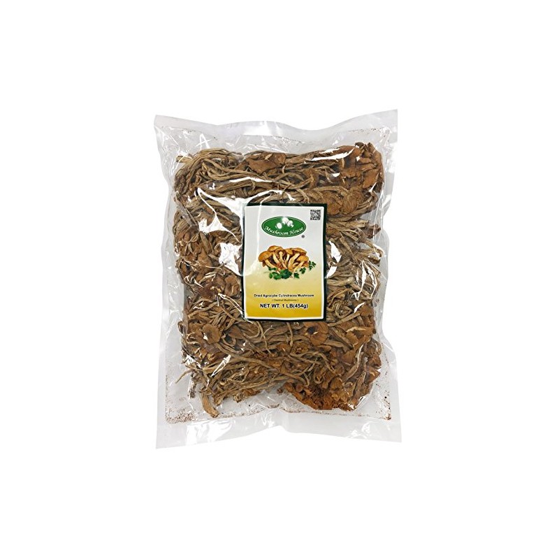 Mushroom House Dried Mushrooms, Chestnut (Agrocybe cylindracea), 1 Pound