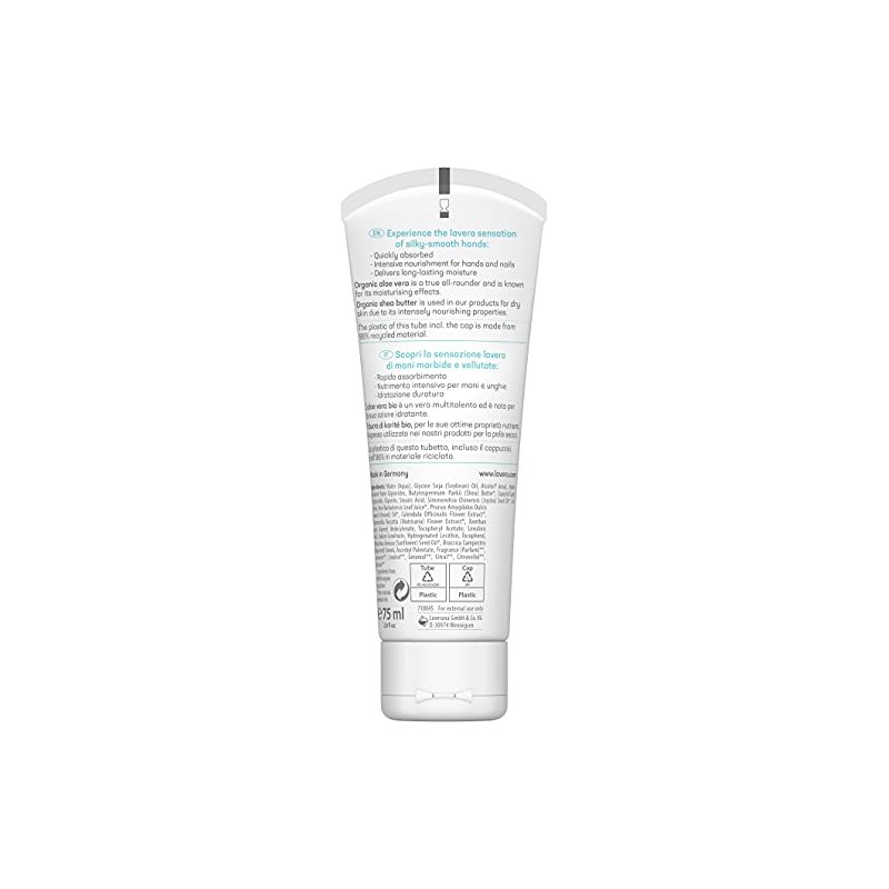 lavera basis sensitiv Crema Mani - cosmetici naturali - vegan