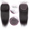 13X4 Lace Frontal Closure Human Hair Straight Transparent HD Lace