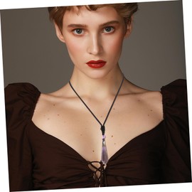 FOMIYES 3pcs Girls Crystal Necklace Fashion Pendant Necklace for Women Lucky Choker Sweater Crystal Pendant Elegant Jewelry