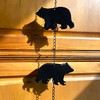 Black Bear Rain Chain - 75 inches Long with 8