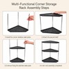 Havnix 3 Tier Kitchen Spice Racks Corner Shelf Organiser Bathroom