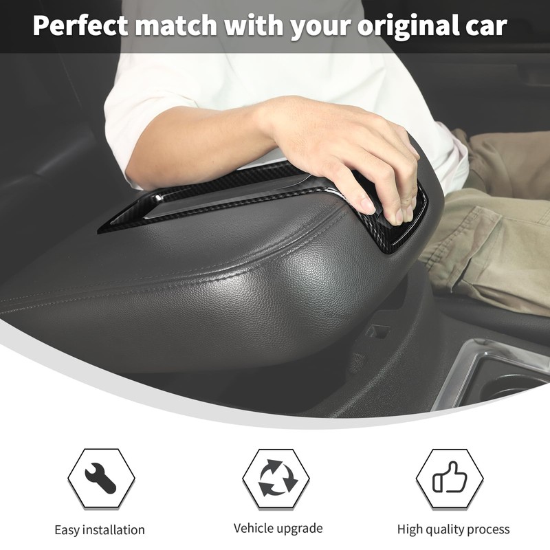Linskip Center Console TOP LID Storage Armrest Trim Compatible with