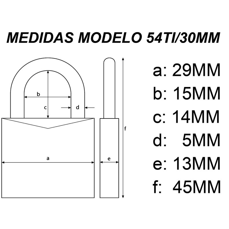 ABUS 58596 Padlock 35 mm Silver