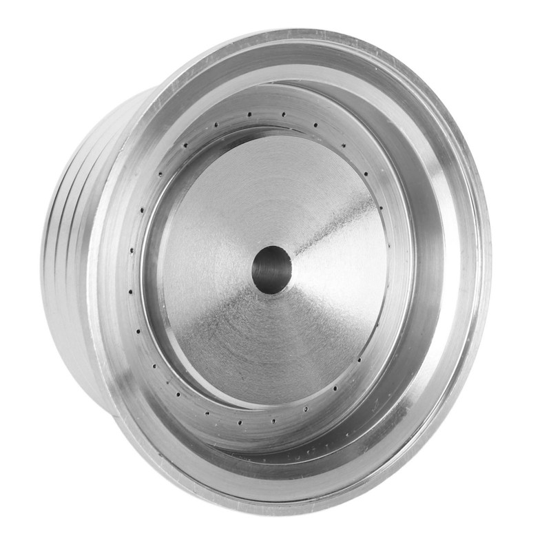 Reusable Coffee Capsule with Lid Scoop Brush Smooth Surface Stainless