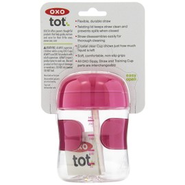 OXO Tot Twist Lid Straw Cup (7 oz.) - Pink