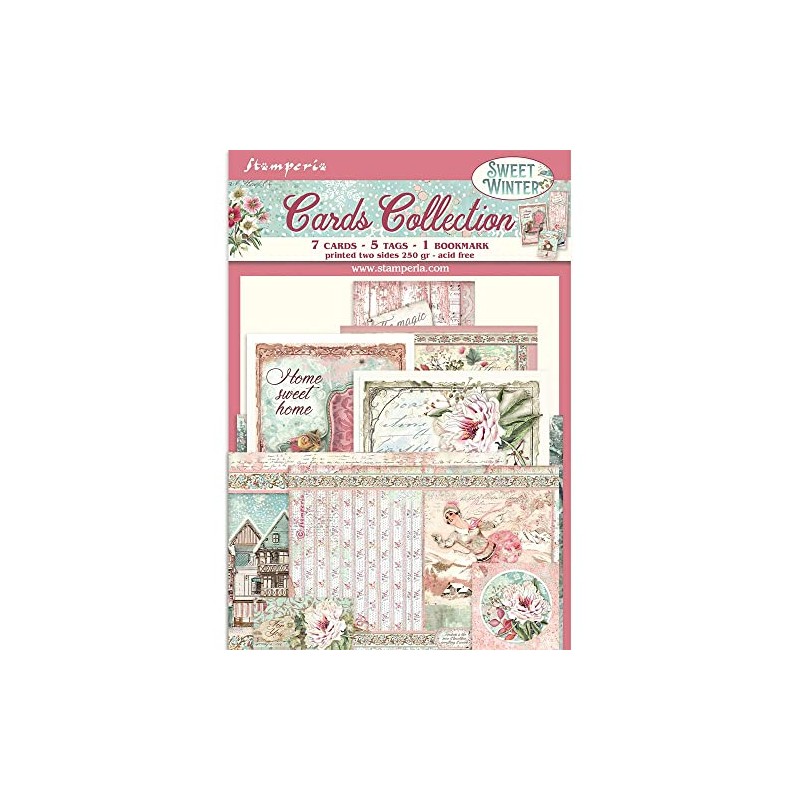Stamperia Cards Collection - Sweet Winter