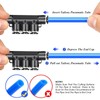 TAILONZ PNEUMATIC 10MM OD 5pcs Straight Connectors Plastic Quick Release