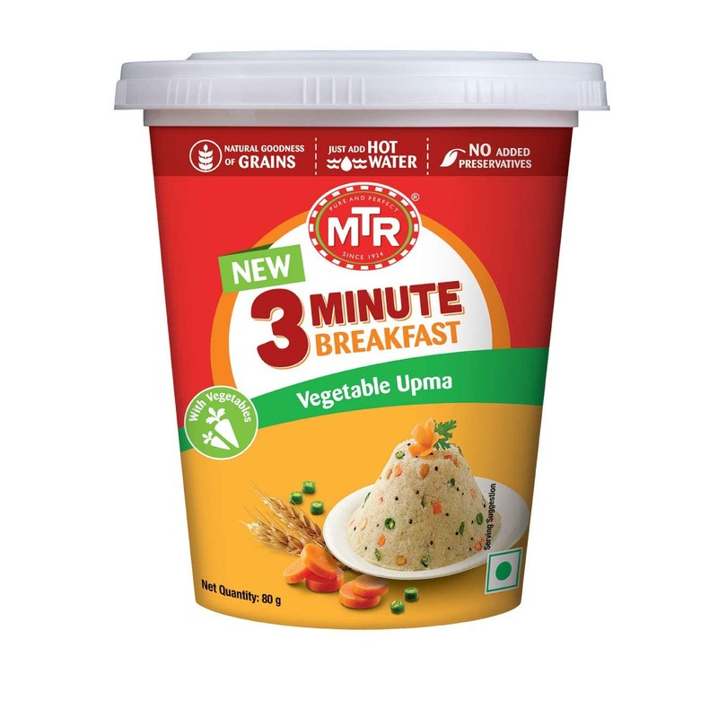 ganaric MTR 3 Minutes Breakfast Cuppa Selection | Khatta Meetha