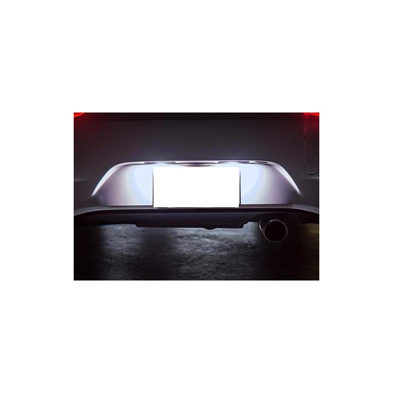 RZG 2x LED Licence Number Plate Light White Canbus For