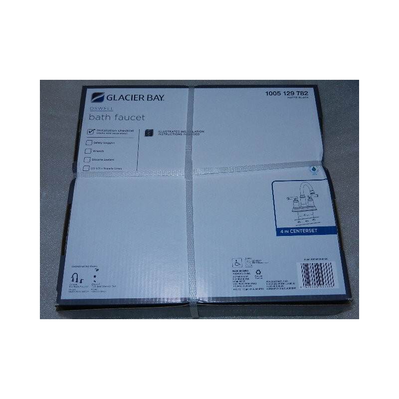 Glacier Bay new Glacier Bay Oswell Bathroom Bath Sink Faucet