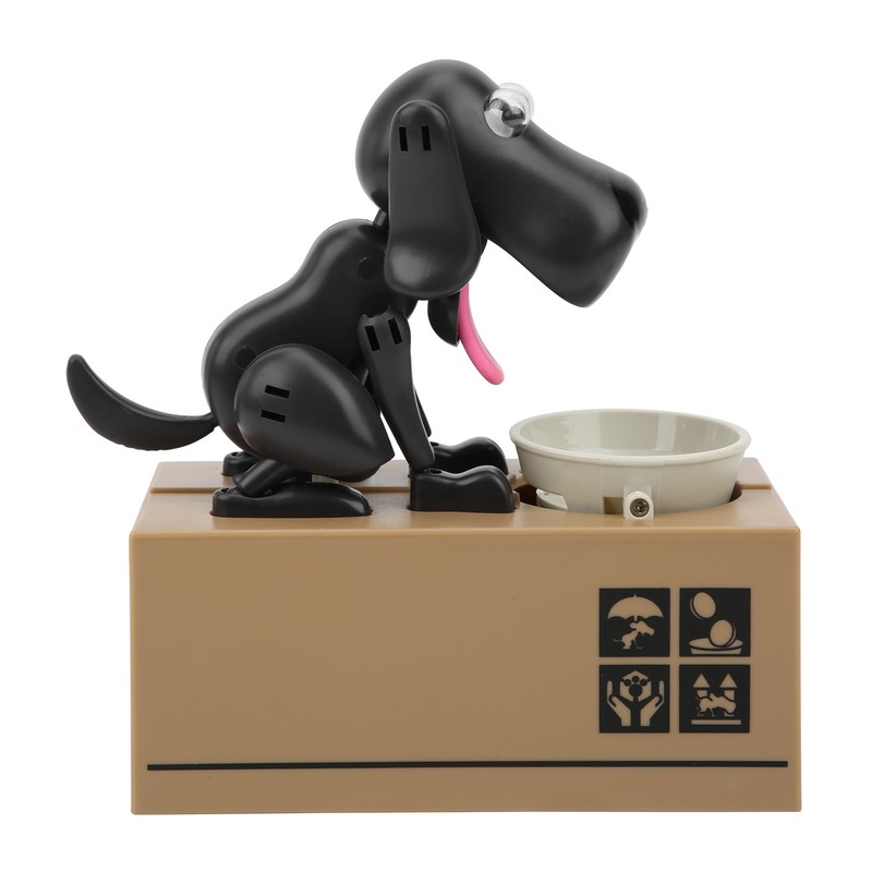 Saving Pot Electronic Money Box Robotic Dog Coin Bank Automatic
