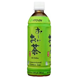 Ito En Tea Beverage, Unsweetened Oi Ocha Green, 16.9 Ounce Bottles (48 count) Ito-si