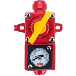 Duotight BlowTie Spunding Valve - Adjustable Pressure Relief Valve with Pressure Gauge Binding Valve Bend Fitting for Hobby Brewers Home Brewery for Pressure Fermentation