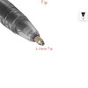 iGlitter Xtra Sparkle Glitter Gel Pens, BLACK, Medium Point (1.0mm),