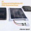 Roof Feed-Through Solar Double Cable Enclosure with 10 cm Copper