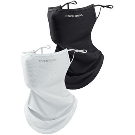 ROCKBROS Face Cover, UV Protection, For Summer, Cooling Sensation, Neck Cover, Neck Warmer, Sun Protection, UPF 50+, Does Not Suffer From Breathing, Sweat Absorbent, Quick Drying, Windproof,