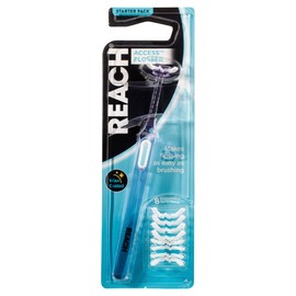 REACH Access Flosser Starter Pack Blue 1 Count (Pack of 1)