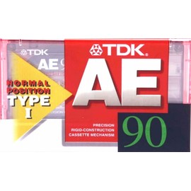 TDK CASSETTE TAPE AE 90 AE – 90 °F Type1