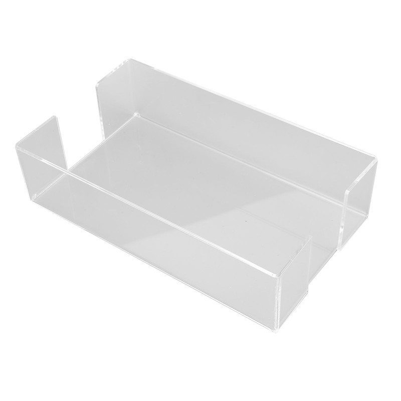 Napkin Tray Storage Holder Transparent Acrylic Modern 9.5x5.5x2.5in Large Capacity
