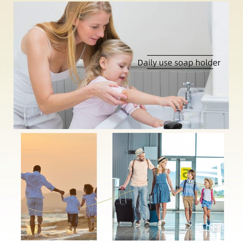 Travel Soap Case Soap Dish Bar Holder Container Box for