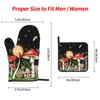 Cute Mushroom Oven Mitts and Pot Holders Sets of 3