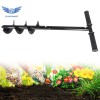 Thomletha 4"×24" Hand Operated Auger Drill Bit for Planting T