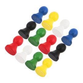 Kisangel 12pcs Wooden Chess Pieces Set Replacement Game Pieces for Chess Board Game Tournament Chessmen Supplies Desktop