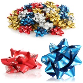 com-four® Gift and Packaging Accessories, Bows and Ribbons Decoration for Christmas and Gifts