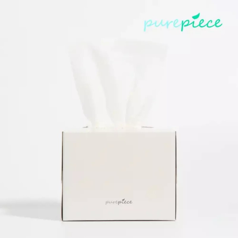 Pure Peace 퓨어피스 먼지없는 천연펄프 미니각티슈 230매 12개입 미용티슈 비염티슈