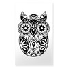 CafePress Sugar Skull Owl Rectangle Bumper Sticker Car Decal