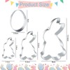 Easter Bunny Cookie Cutter 12.5/8.5/6.5 cm, Easter Cookie Cutter Rabbit