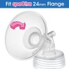 Maymom Flange Inserts 15mm Compatible with Medela and Spectra 24mm