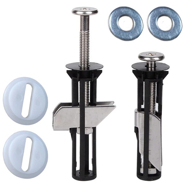 Universal Toilet Seat Bolts and Screws,Quick Release Top Hinge Fixings,Easy