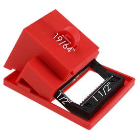 RealPlus Circuit Breaker Lockout Device, 4 Pack 480/600 Volt Clamp-on Single Pole Breaker Lock Out Device, Large