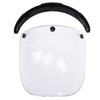 3-Snap Bubble Wind Visor For Biltwell Gringo&Bonanza Motorcycle Helmet