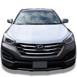 ArmorDillo Car Protection Film, Adhesive-Less Glue-Less Transport Wrap Metal Vehicle Film, 6 Months UVI Protective & No-Residue, Free Utility Knife, 100% USA Made, 5-Layer Polyolefin Blend- 24" x200'