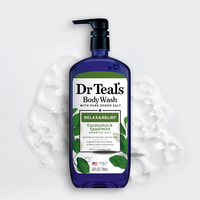Dr Teal's Body Wash with Pure Epsom Salt, Relax &
