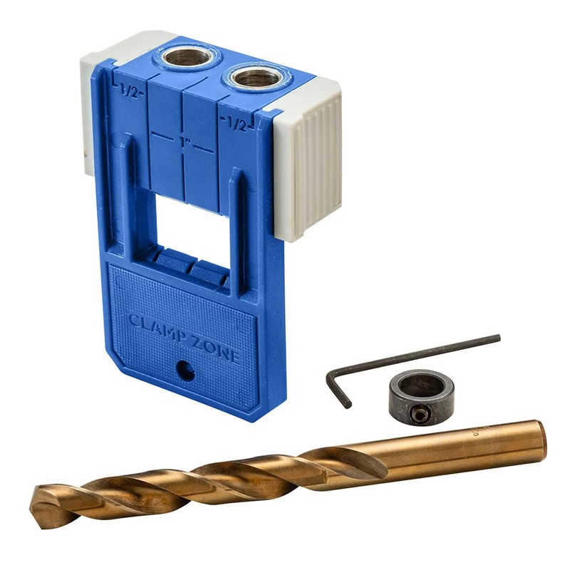 Rockler 1/2'' Doweling Jig Kit with Bit and Stop Collar