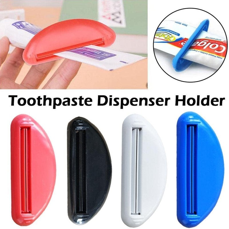 Toothpaste Tube Squeezer,Plastic Toothpaste Tube Squeezer Dispenser,Toothpaste Clips for Saving